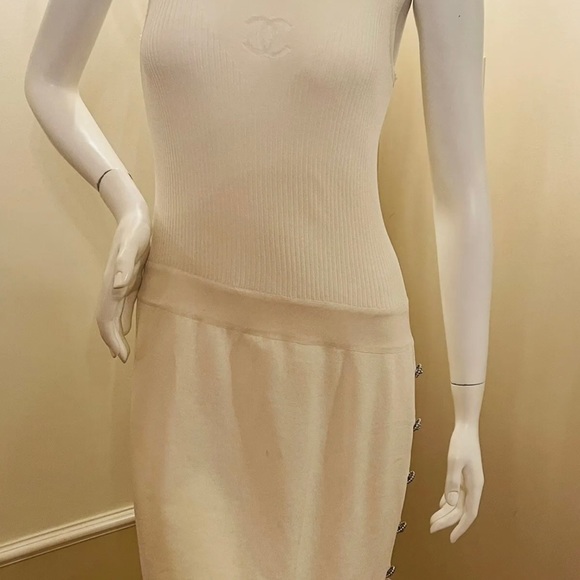 CHANEL CC LOGO DRESS SIZE 40 - Picture 8 of 16